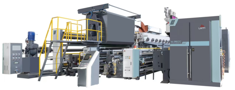 Flexible packaging extrusion laminating machine