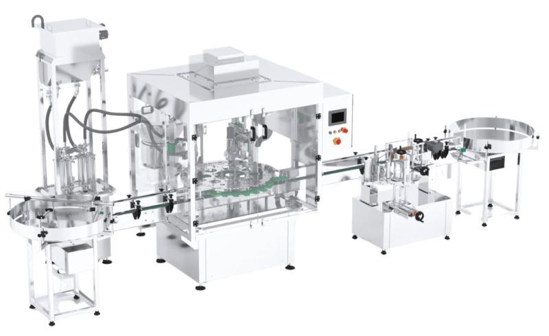 Automatic Compact Liquid Filling Line
