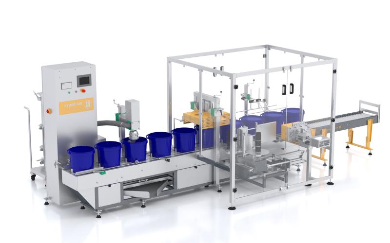 Automatic Compact Paint Filling Machine