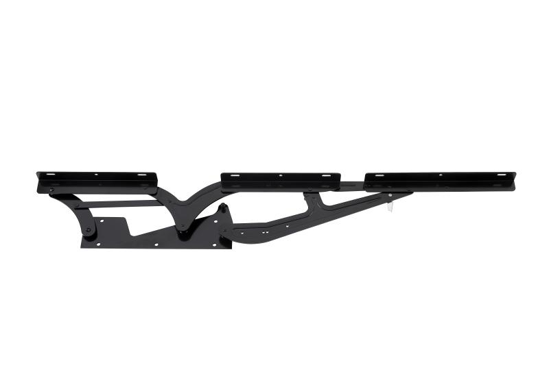Three-fold sofa bed hinge