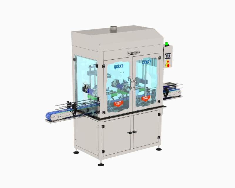 3-Spindle and Balled Lid Capping Machine