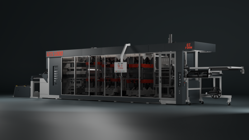 GTS1000 STEEL RULE DIE THERMOFORM MACHINE