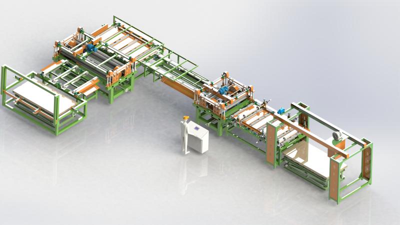 Edge trimming saw