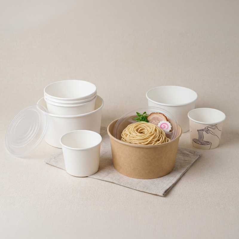 Yuvarlak Kâğıt Kaplar