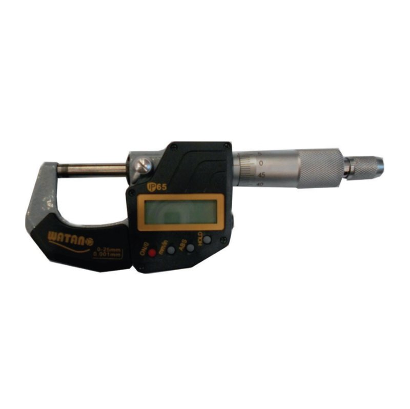 Watano Dijital Mikrometre – 0-25 mm, IP65 Korumalı