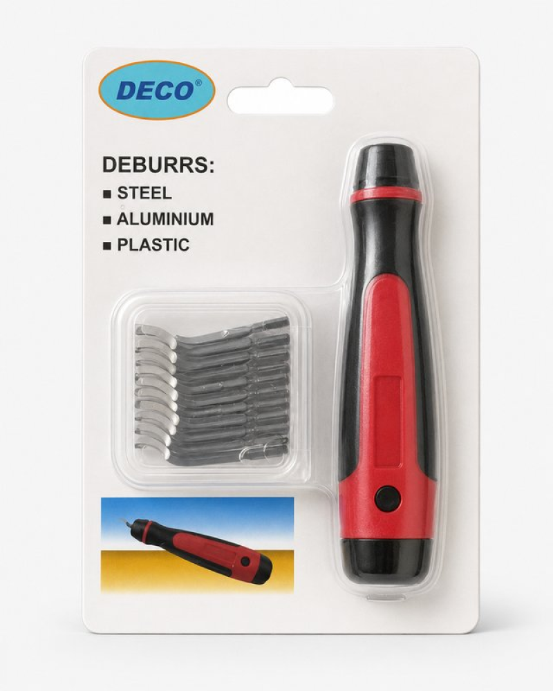 DECO Raspa Bıçağı Seti – 10 Adet Yedek Bıçaklı