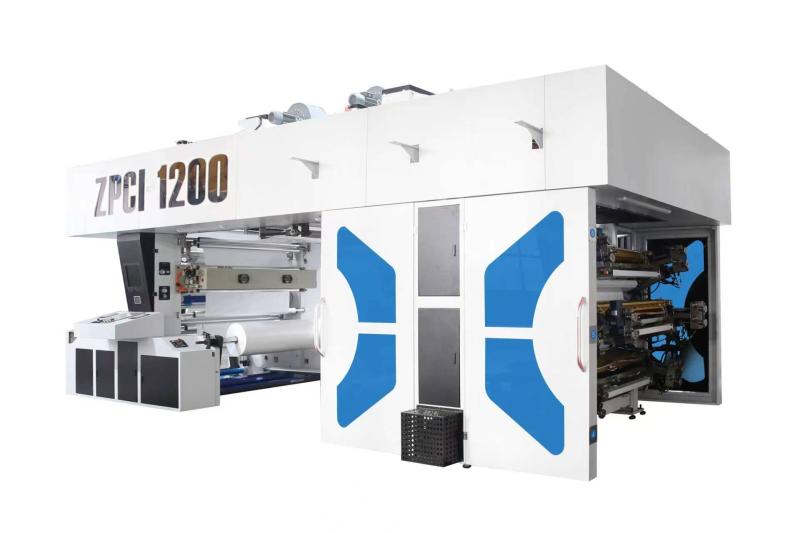 Satellite-type flexographic printing press