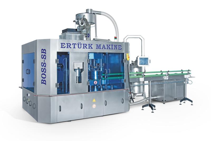 BOSS SB SERİSİ 12000 AD/S Kapasiteli 0.5/1.5 L Pet Şişe Çalkalama Dolum Kapatma 3in1 Monoblok