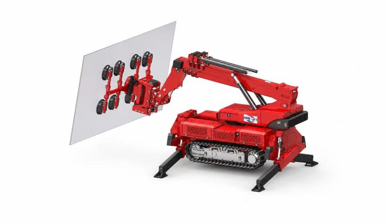 Tracked Glazing Robot