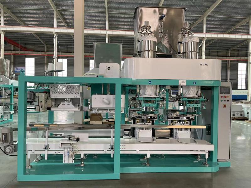 Çift İstasyonlu Otomatik Kıvırma Dikiş Torbalama Makinası