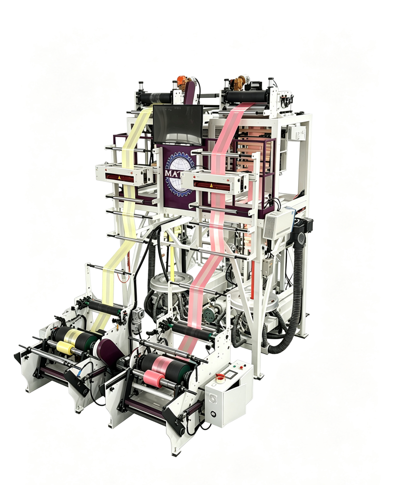 CM-ABA Twin Head Blown Film Blowing Machine
