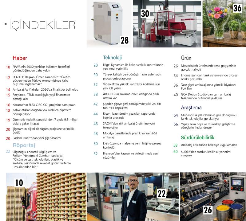 PLASTİK & AMBALAJ TEKNOLOJİSİ (Plastics & Packaging Technology) MAGAZINE