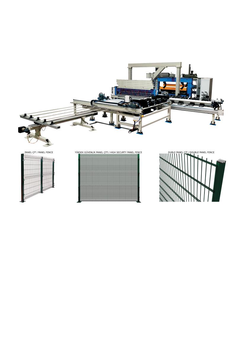 HTP104 TAM OTOMATİK DOUBLE PANEL ÇİT KAYNAK MAKİNESİ