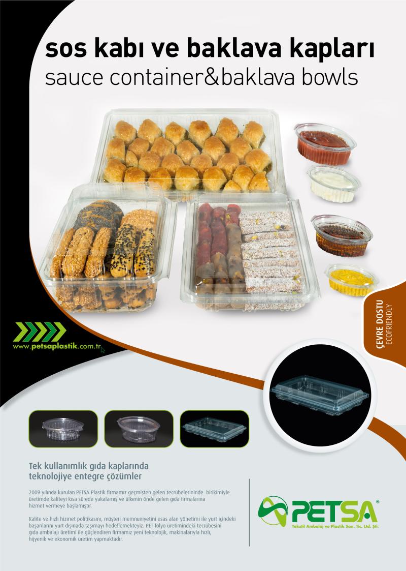 PET SOS KAPLARI VE BAKLAVA