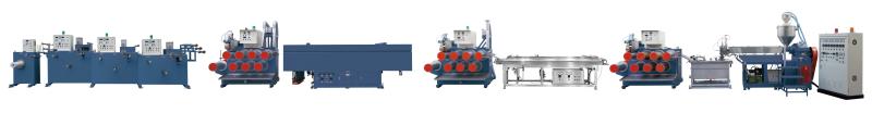 PP/PE monofilament extrusion line for Raschel knitting nets
