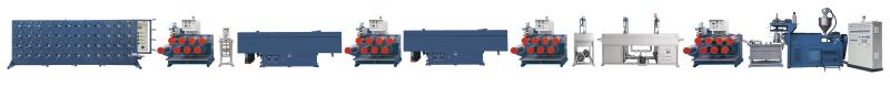 PA/PET monofilament extrusion line