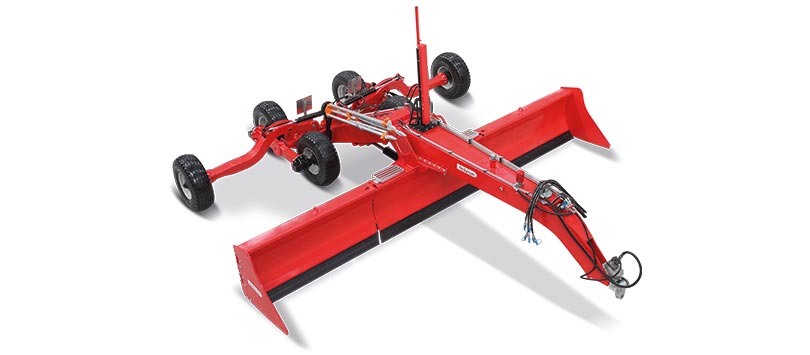 LASER CONTROLLED SOIL LEVELING BLADE