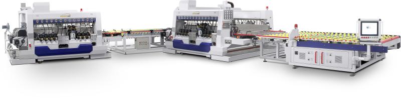 FULL OTOMATİK SERVO KONTROLLÜ YÜKSEK HIZLI CAM KENAR RODAJ HATTI