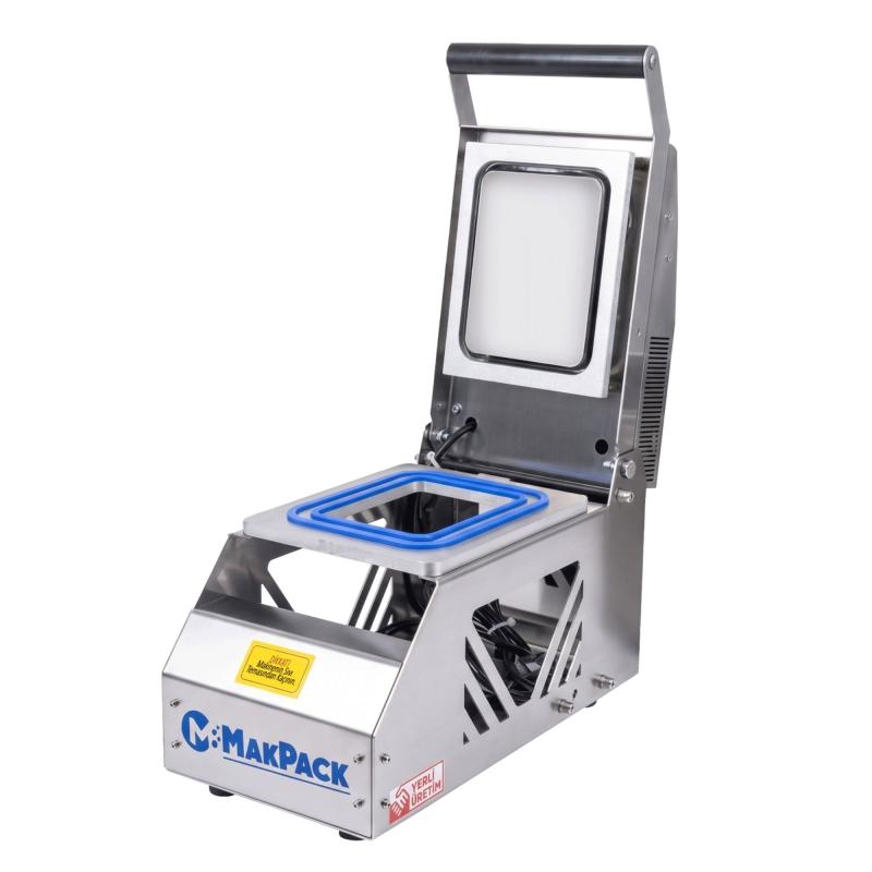 MakPack Mp-225 Tekli Tabak Kapatma Makinesi 190x144 mm