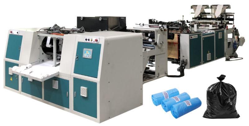 Bag on Roll Garbage Bag Machine