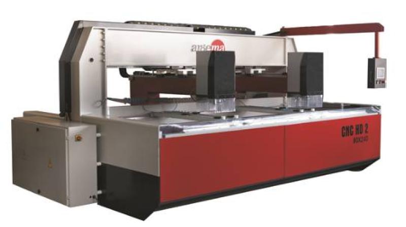 2-Head CNC Horizontal Glass Drilling Machine