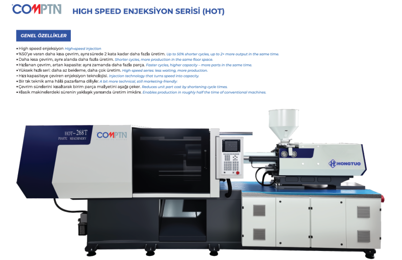 SERVO TASARRUFLU ENJEKSİYON MAKİNELERİ