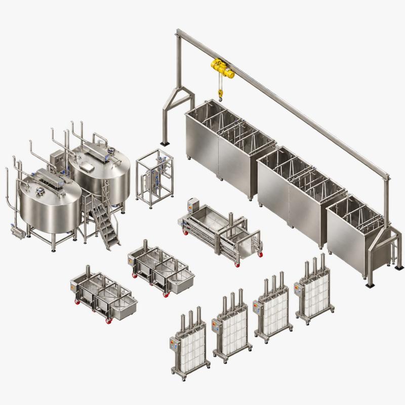 Hard and Semi-Hard Cheese Production Systems