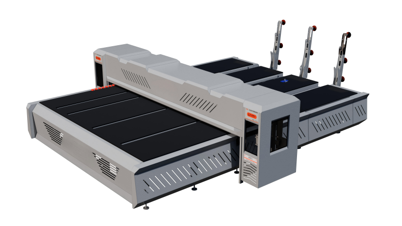 Laminat cam kesme makinesi Line
