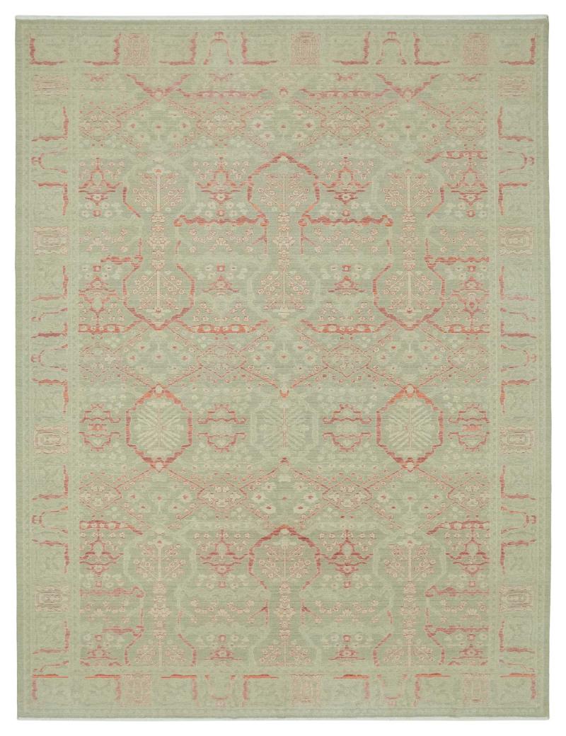 Hand-Finished Wool Machine Rug