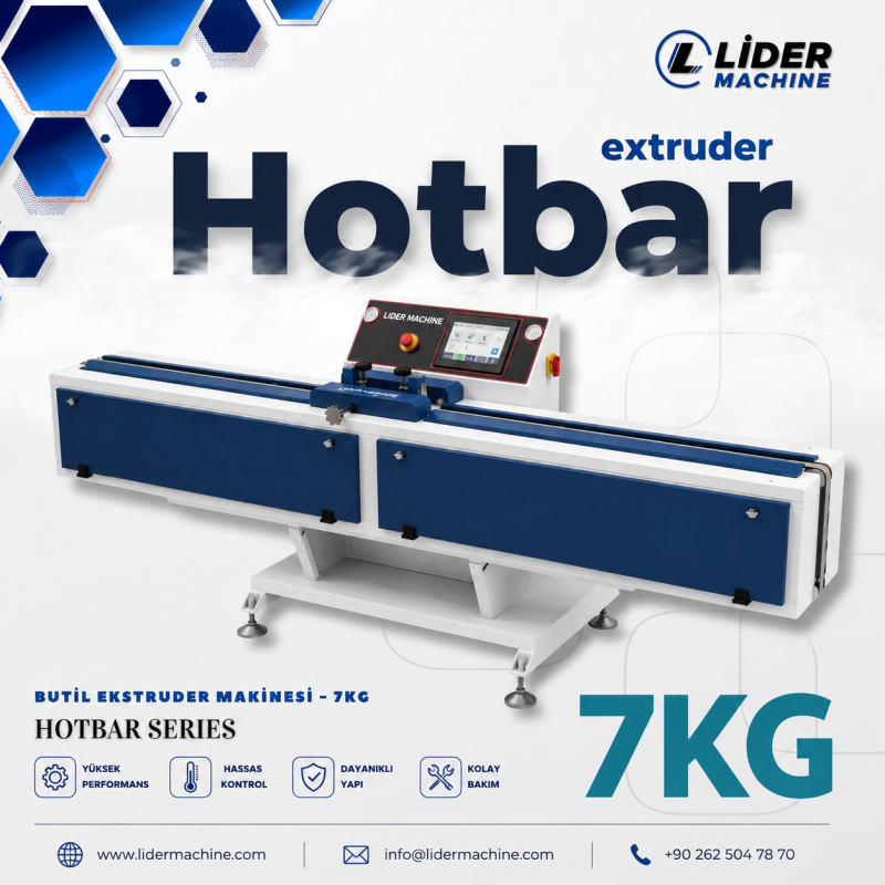 Butil Ekstrüder Makinesi 7KG
