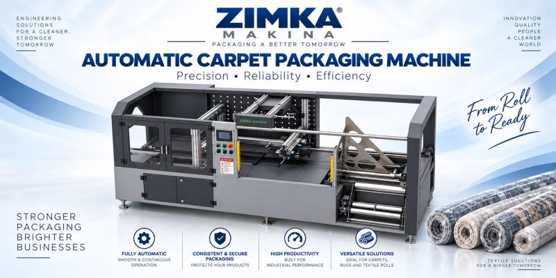 OTOMATİK HALI PAKETLEME MAKİNESİ