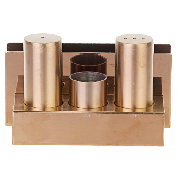 Steel Salt & Shaker Set
