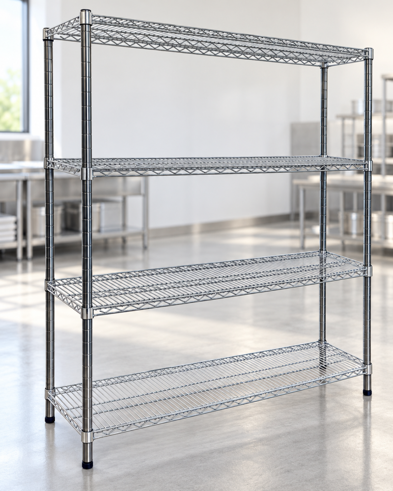 STAINLESS STEEL CHROME WIRE SHELF