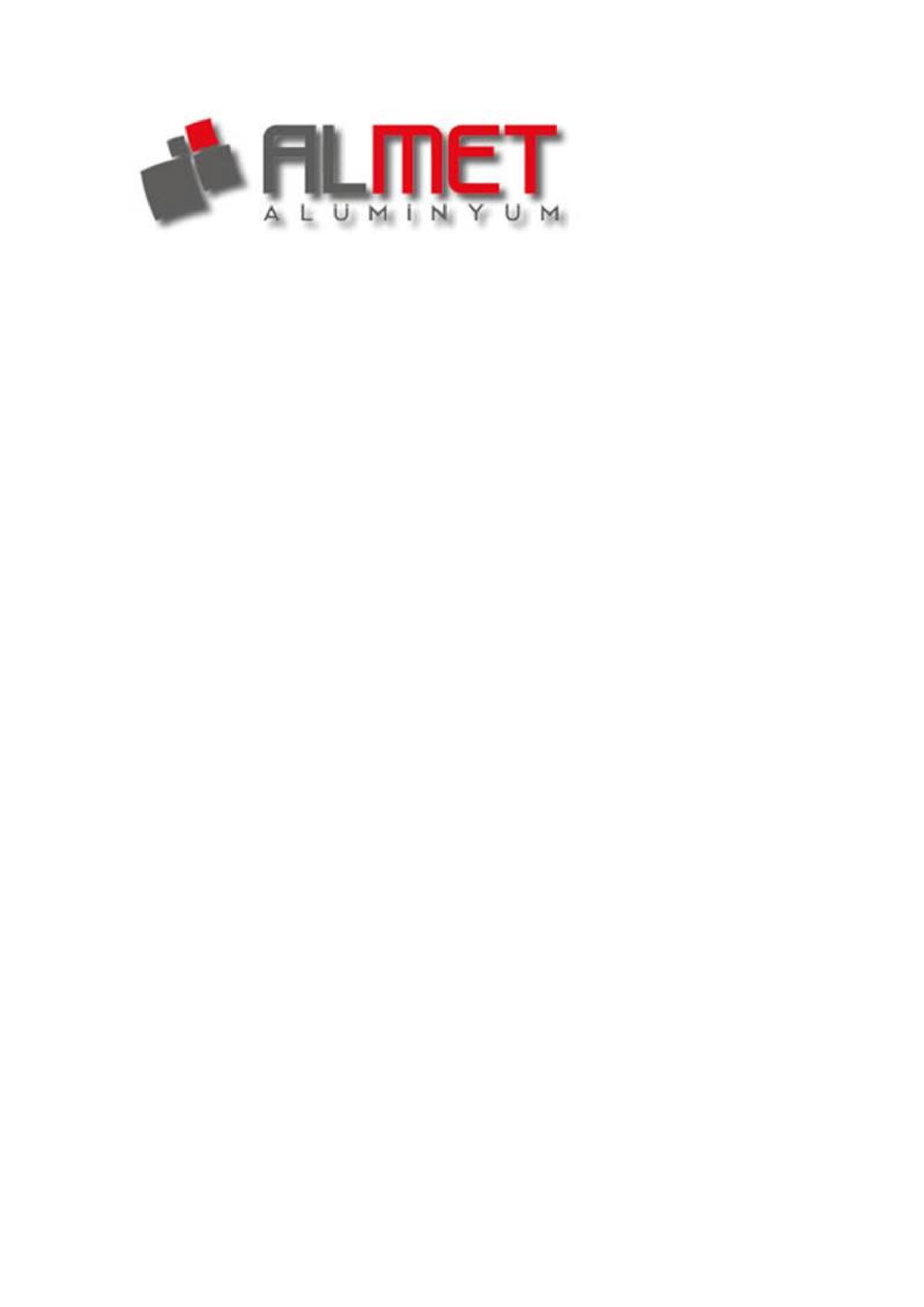 ALMET ALÜMİNYUM PROFİL SAN. VE TİC. LTD. ŞTİ. logo